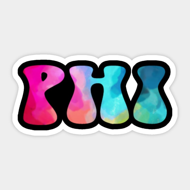 Phi Vibes Sticker by lolosenese